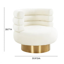 Load image into Gallery viewer, Naomi Velvet Swivel Chair