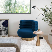 Load image into Gallery viewer, Naomi Velvet Swivel Chair