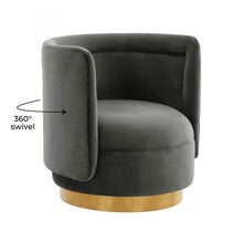 Load image into Gallery viewer, Remy Velvet Swivel Chair