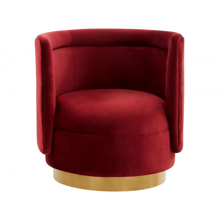 Remy Velvet Swivel Chair