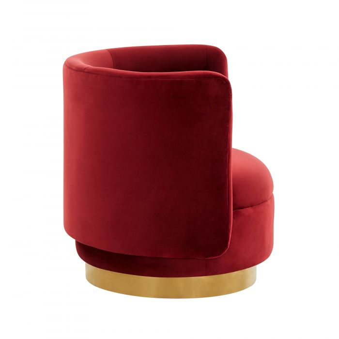 Remy Velvet Swivel Chair