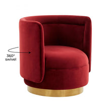 Load image into Gallery viewer, Remy Velvet Swivel Chair