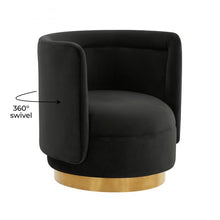 Load image into Gallery viewer, Remy Velvet Swivel Chair