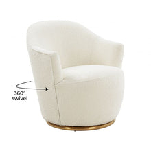 Load image into Gallery viewer, Skyla Boucle Swivel Chair